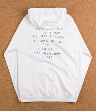 Butter Goods Panther Hooded Sweatshirt - White