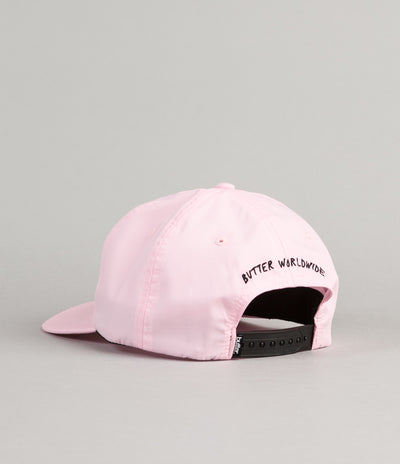 Butter Goods Panther Snapback Cap - Pink
