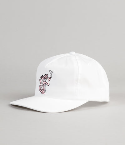 Butter Goods Panther Snapback Cap - White