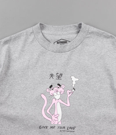 Butter Goods Panther T-Shirt - Heather Grey