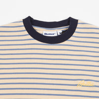 Butter Goods Parks Stripe T-Shirt - Peach / Slate thumbnail