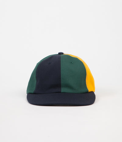 Butter Goods Patchwork 6 Panel Cap - Navy