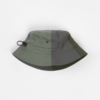 Butter Goods Patchwork Bucket Hat - Army thumbnail