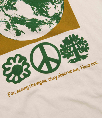 Butter Goods Peace On Earth T-Shirt - Sand