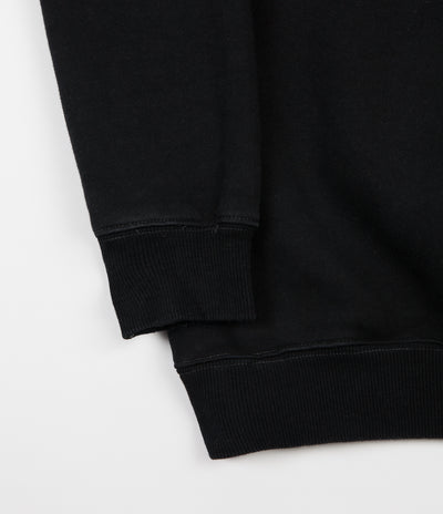 Butter Goods Pigment Dye Crewneck Sweatshirt - Charcoal