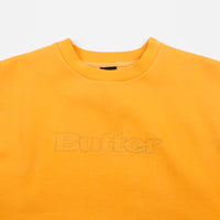 Butter Goods Pigment Dye Crewneck Sweatshirt - Yellow thumbnail