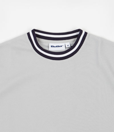 Butter Goods Pique Ringer T-Shirt - Grey