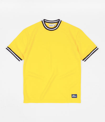 Butter Goods Pique Ringer T-Shirt - Yellow