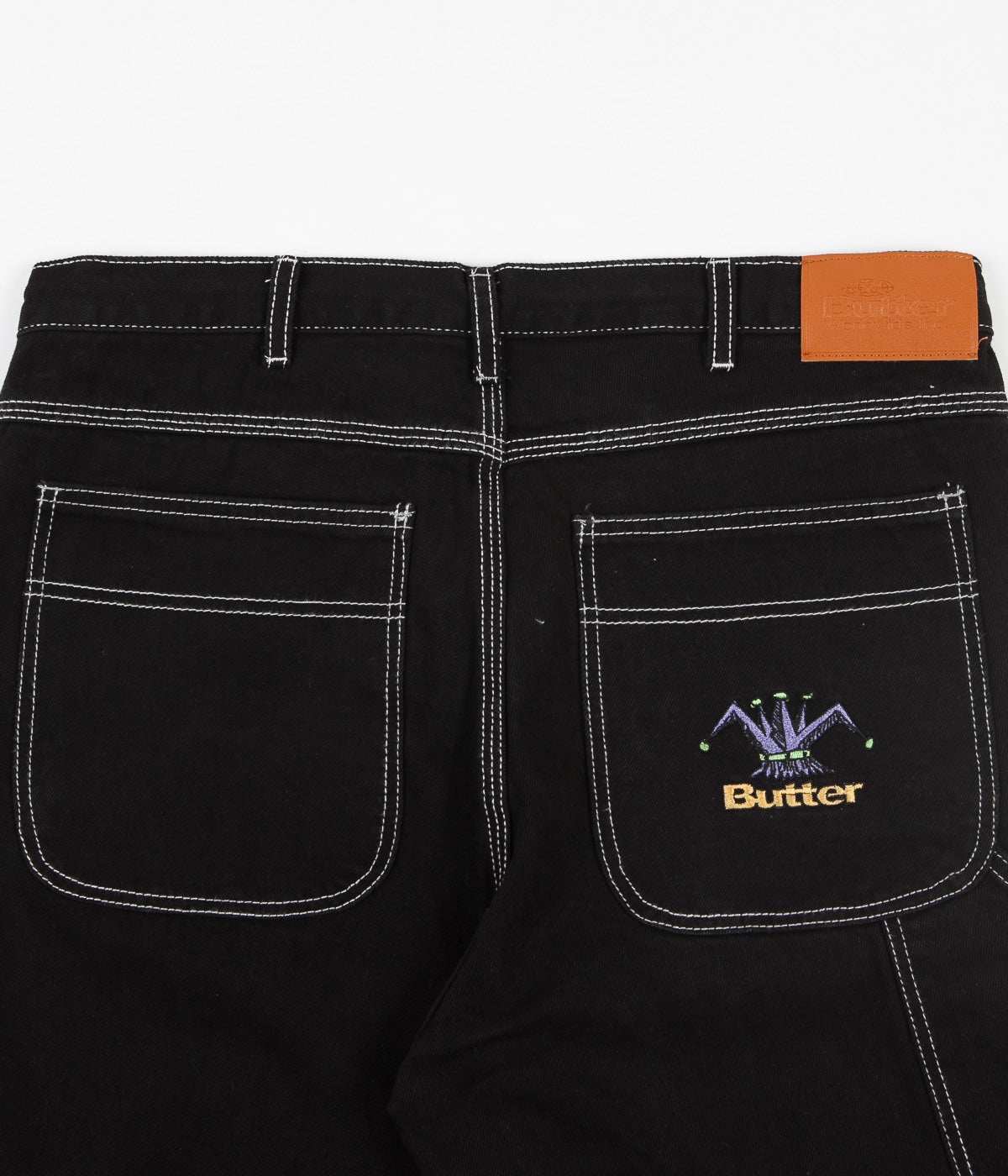 Butter Goods Royal Denim Pants Black Flatspot