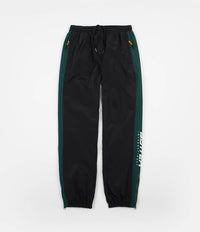 Butter Goods Runner Tracksuit Pants - Black / Forest
