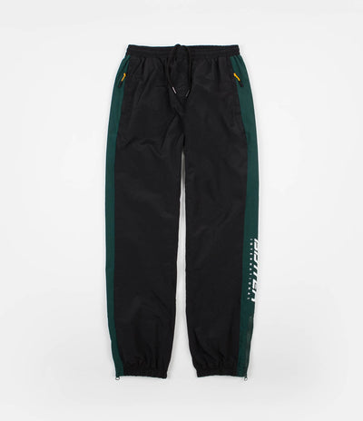 Butter Goods Runner Tracksuit Pants - Black / Forest