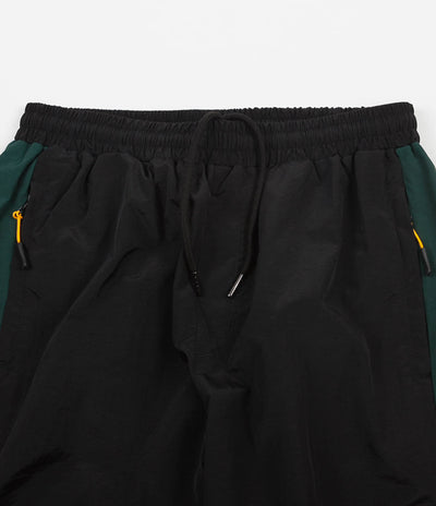 Butter Goods Runner Tracksuit Pants - Black / Forest