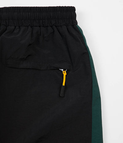 Butter Goods Runner Tracksuit Pants - Black / Forest