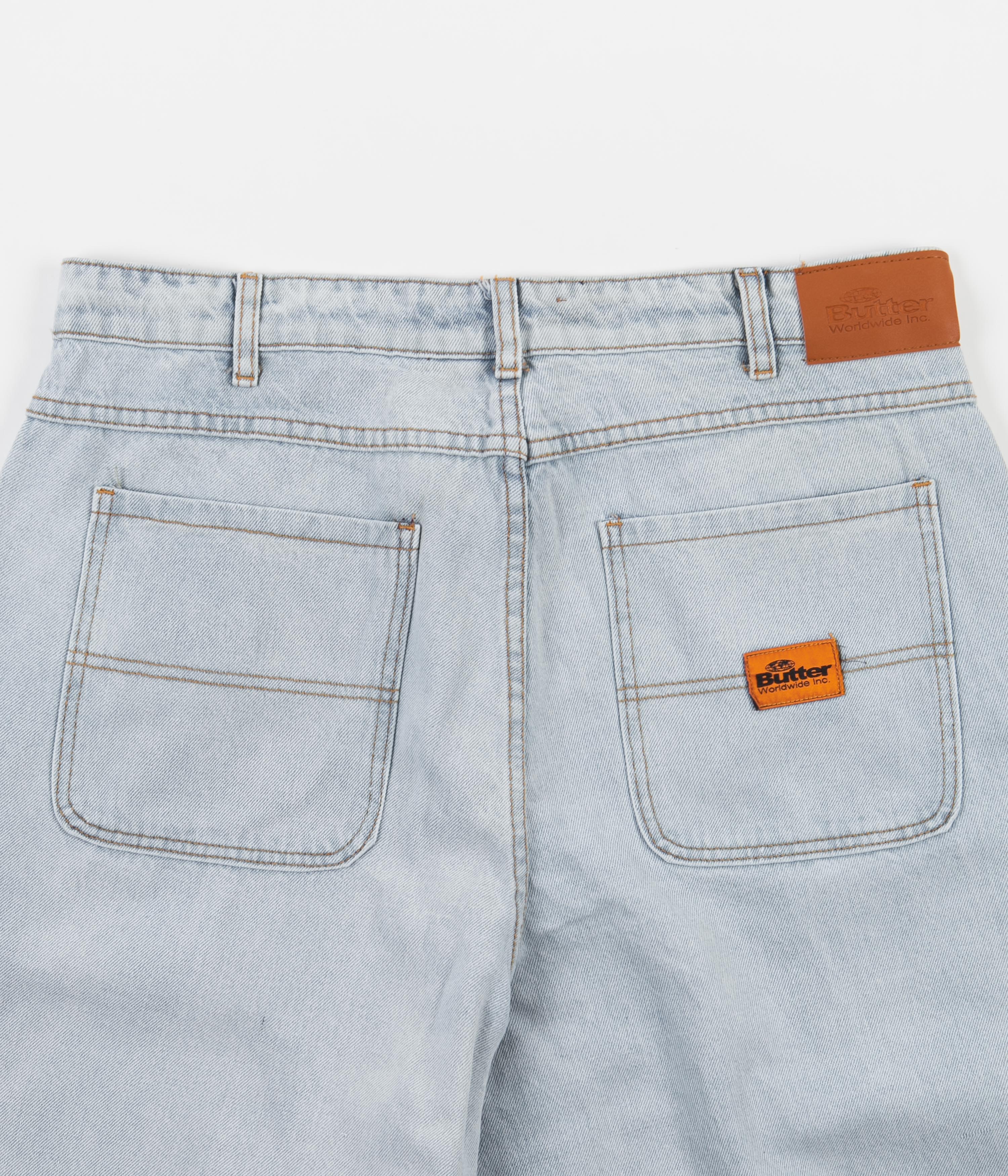 Butter Goods Santosuosso Denim Pants Light Blue Flatspot