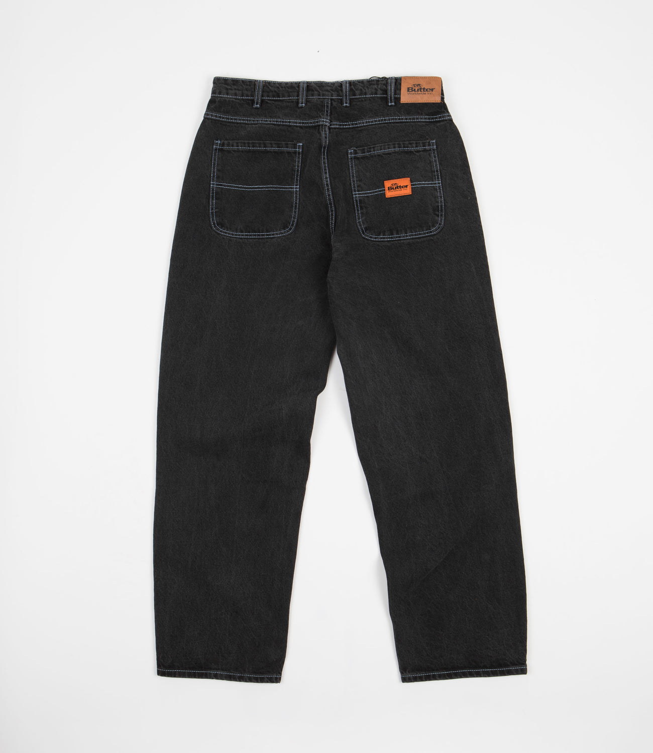 Butter Goods Santosuosso Denim Pants Washed Black Flatspot