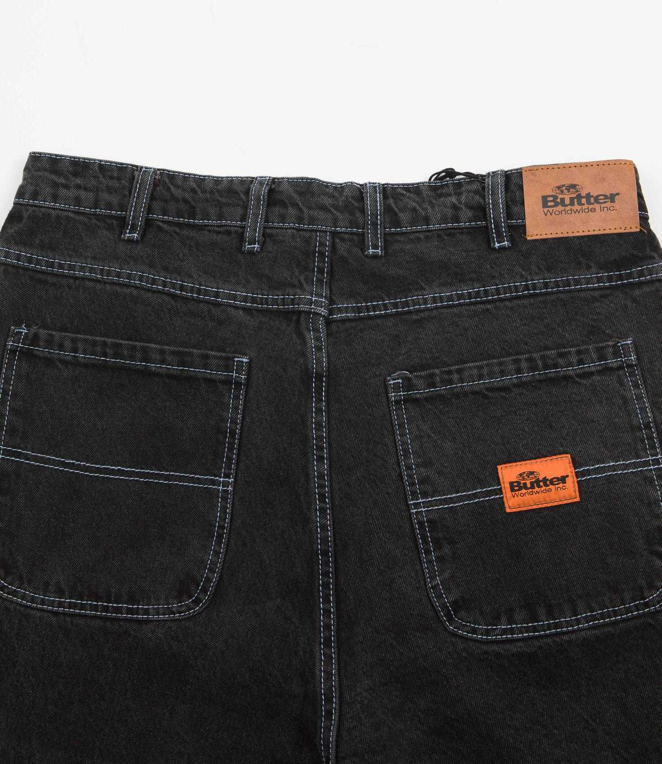 Butter Goods Santosuosso Denim Pants Washed Black Flatspot