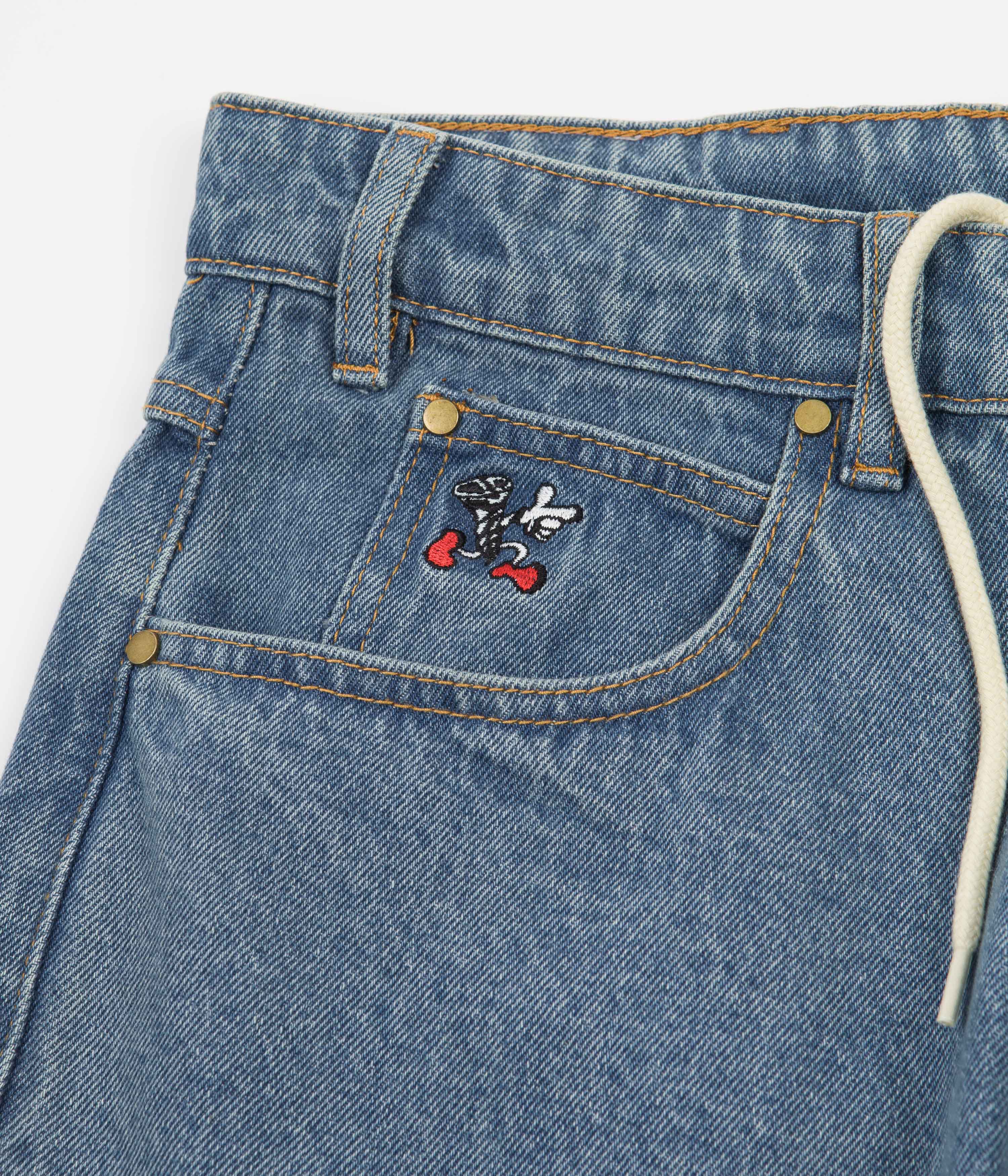 Butter Goods Screw Jeans Washed Indigo Flatspot