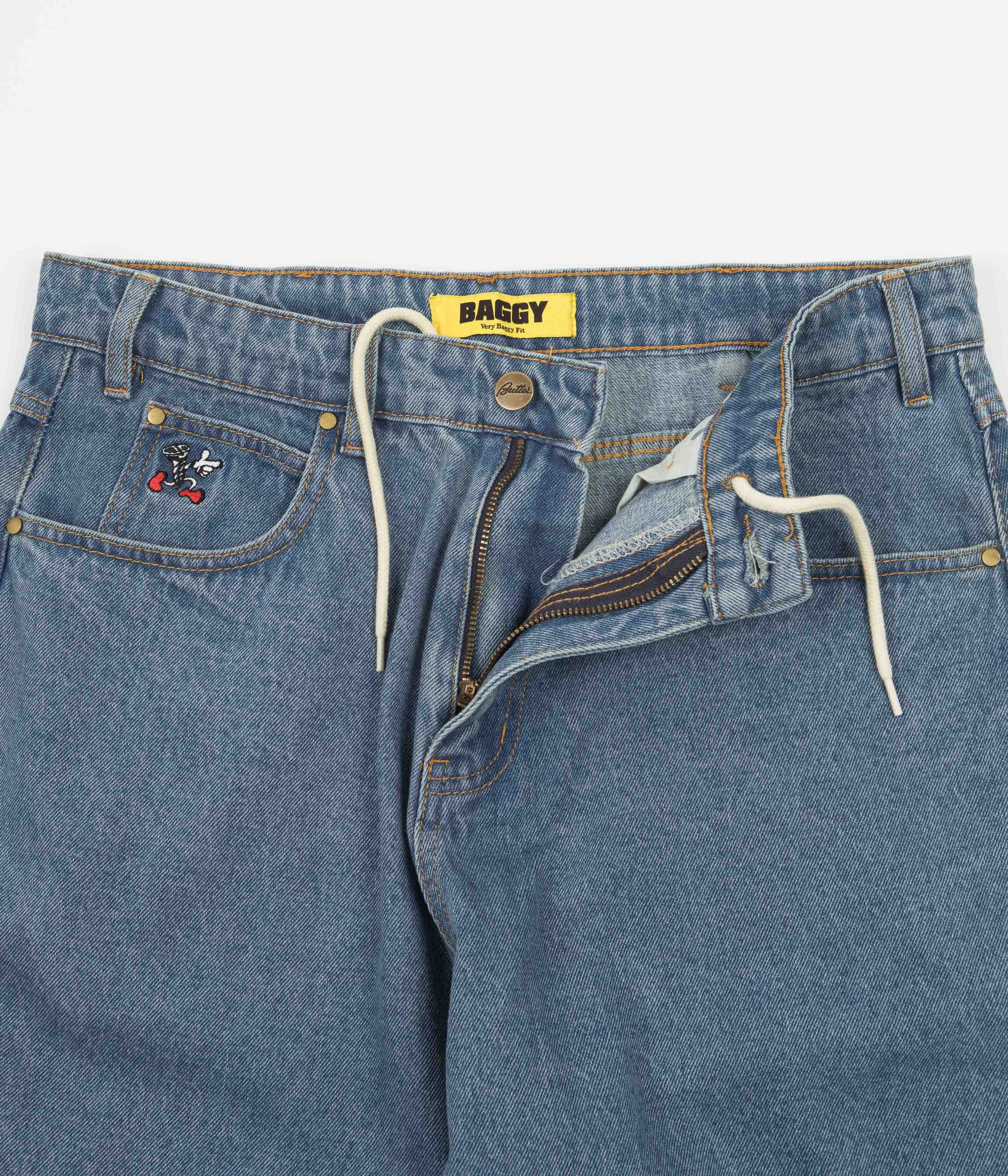 Butter Goods Screw Jeans Washed Indigo Flatspot