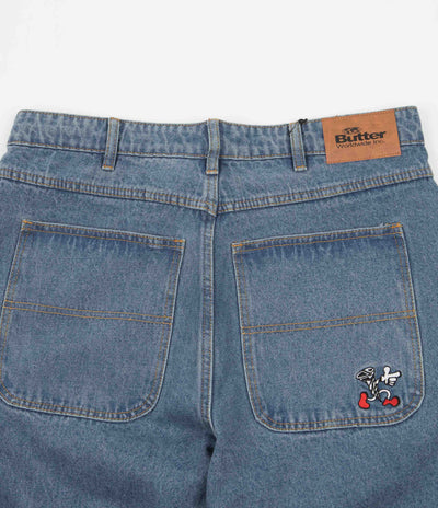 Butter Goods Screw Jeans - Washed Indigo