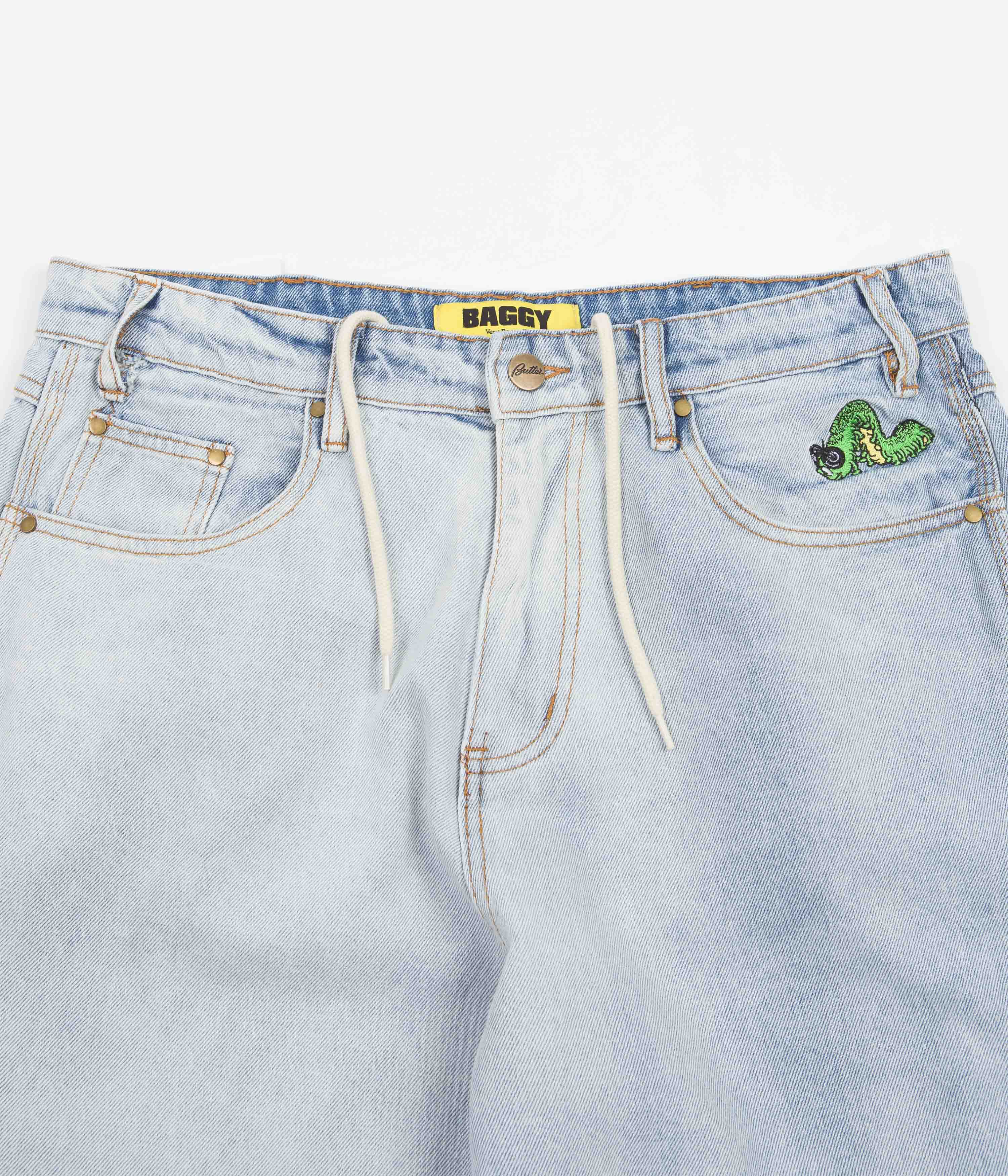 Butter Goods Selector Denim Pants Light Blue Flatspot