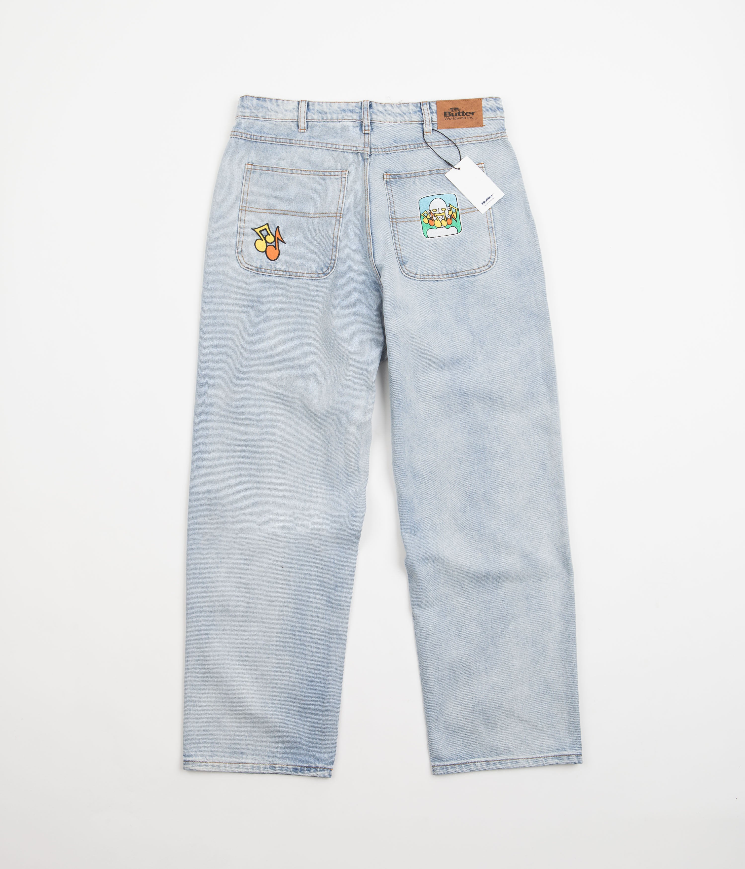Butter Goods Singer Jeans Light Blue Flatspot