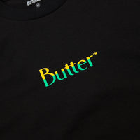 Butter Goods Split Classic Logo T-Shirt - Black thumbnail