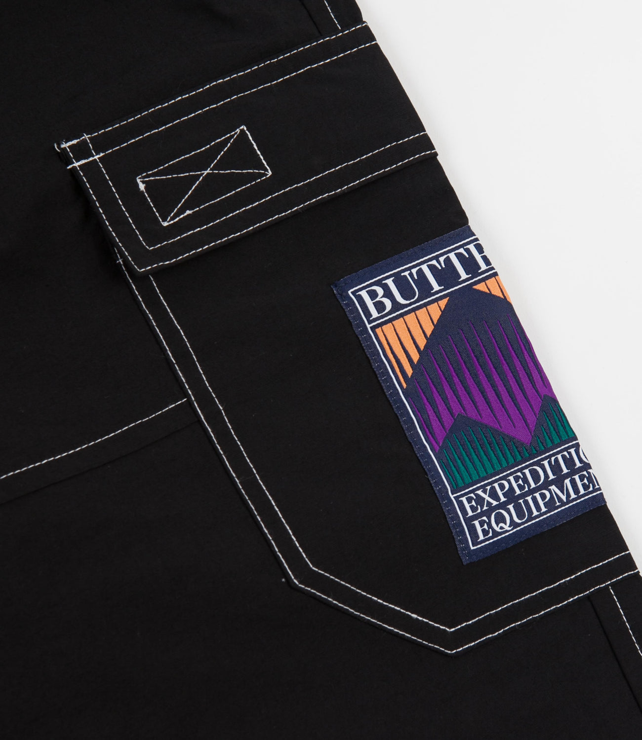 Butter Goods Summit Cargo Pants Black Flatspot