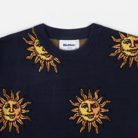Butter Goods Sun Knitted Sweatshirt - Navy thumbnail