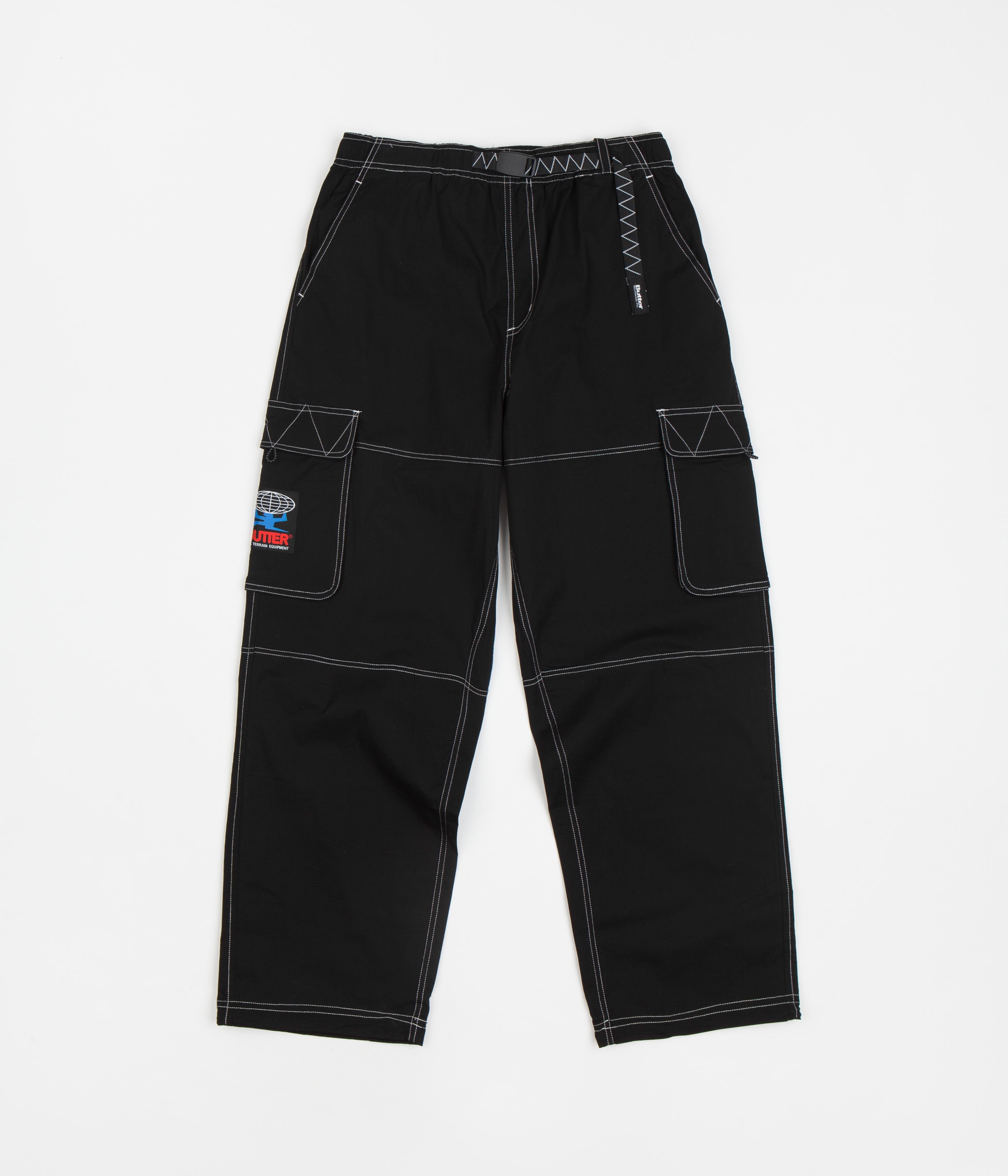butter-goods-terrain-contrast-stitch-cargo-pants-black-flatspot