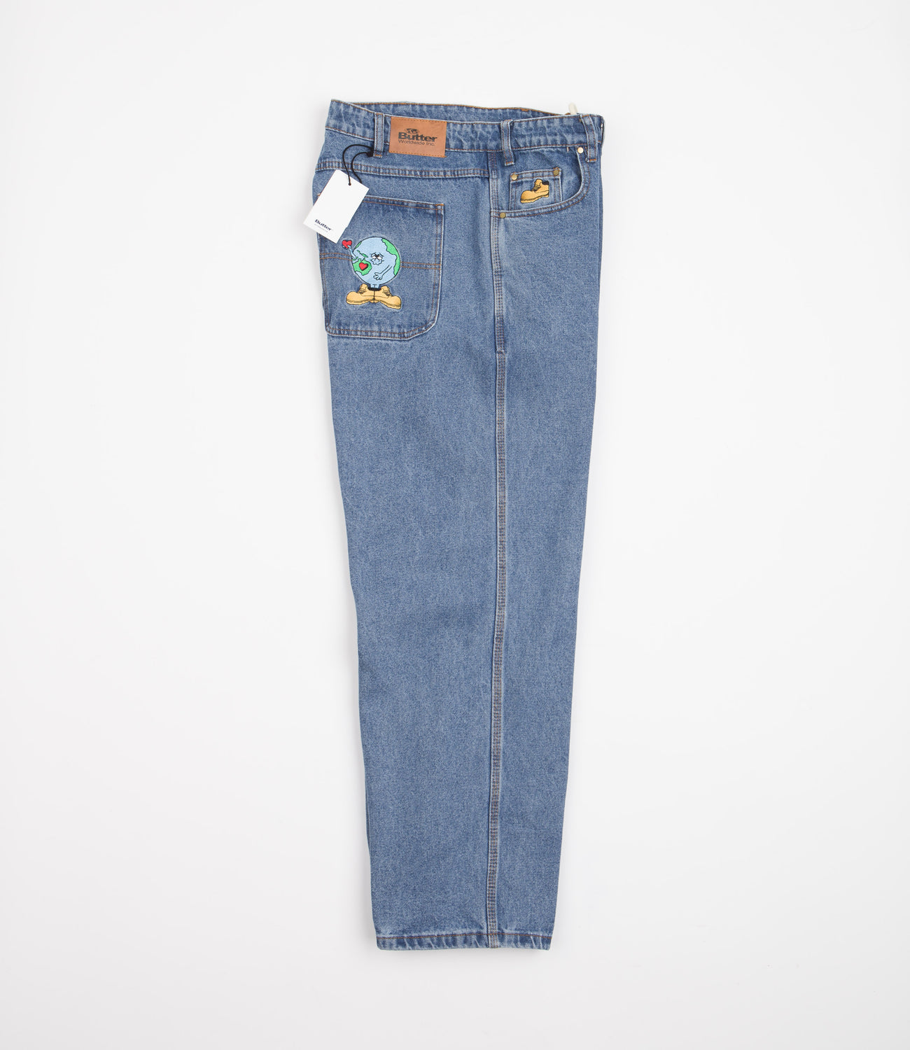 Butter Goods Timbo Denim Pants - Washed Indigo | Flatspot