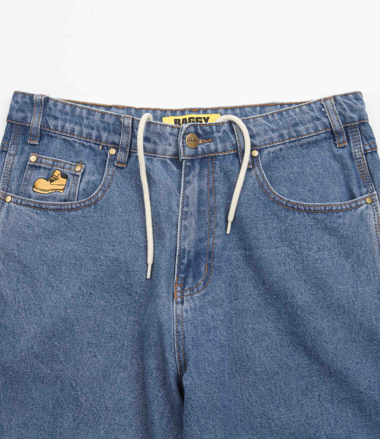 Butter Goods Timbo Denim Pants Washed Indigo Flatspot