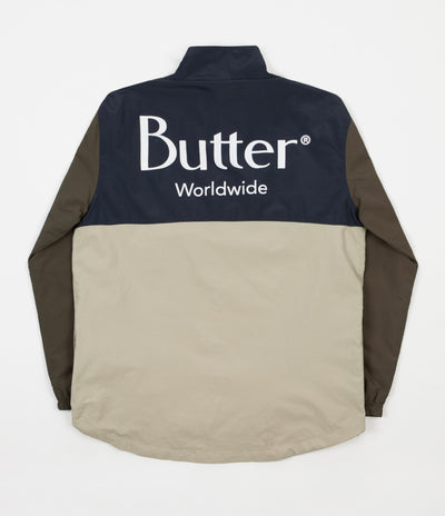 Butter Goods Track Jacket - Navy / Forest / Khaki