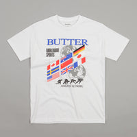 Butter Goods Track T-Shirt - White thumbnail