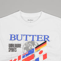 Butter Goods Track T-Shirt - White thumbnail
