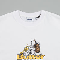 Butter Goods Trio Logo T-Shirt - White thumbnail