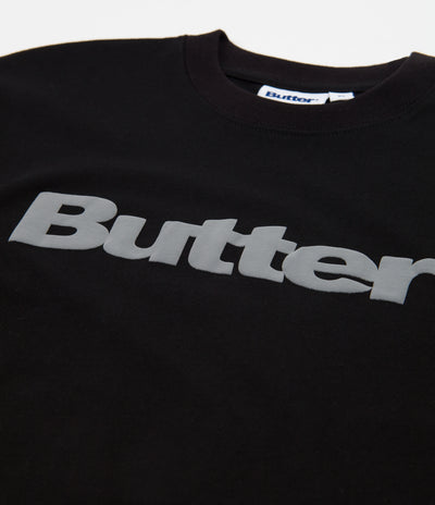 Butter Goods Wordmark Puff T-Shirt - Black