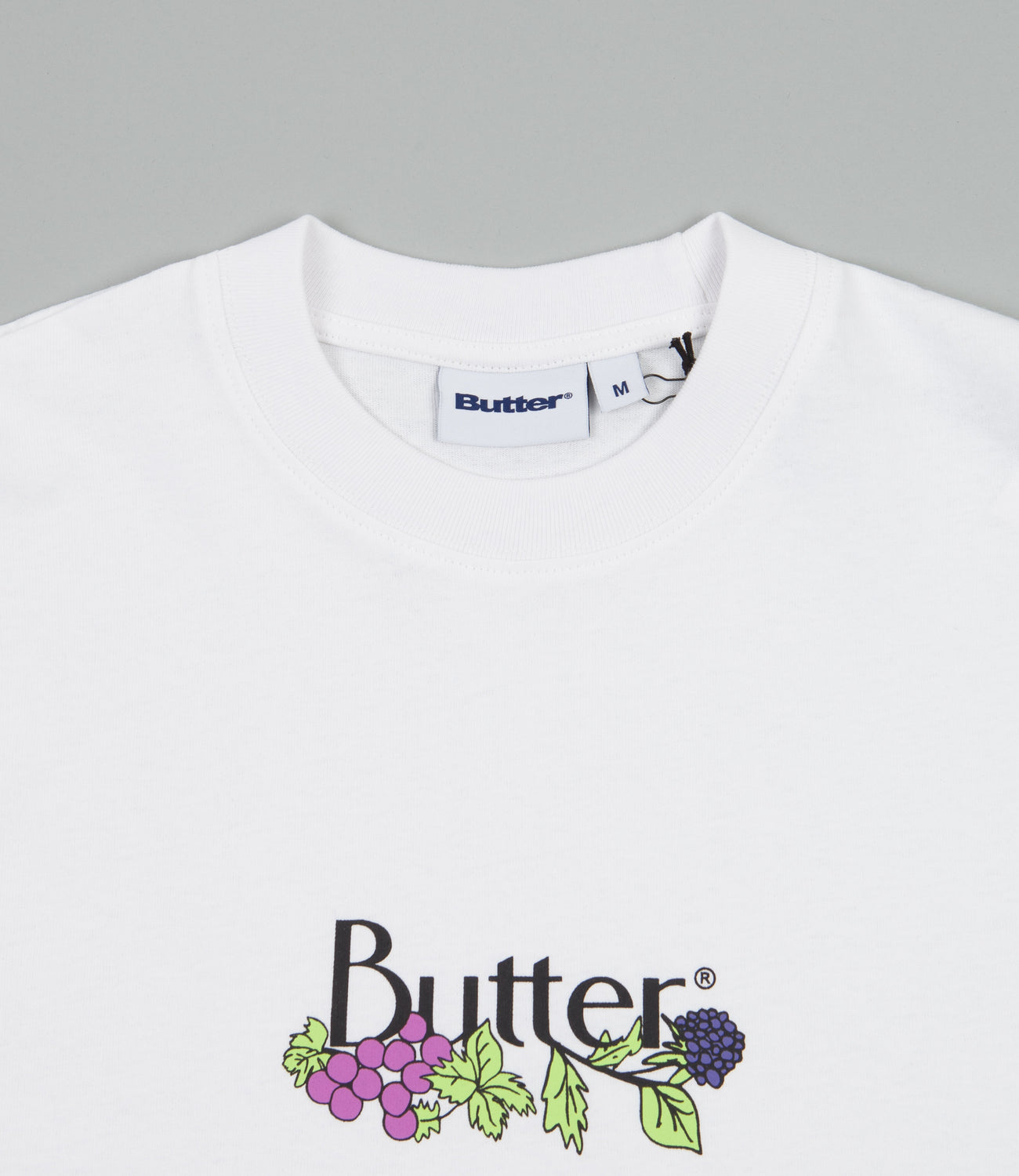 Butter Goods Vine Classic Logo TShirt White Flatspot