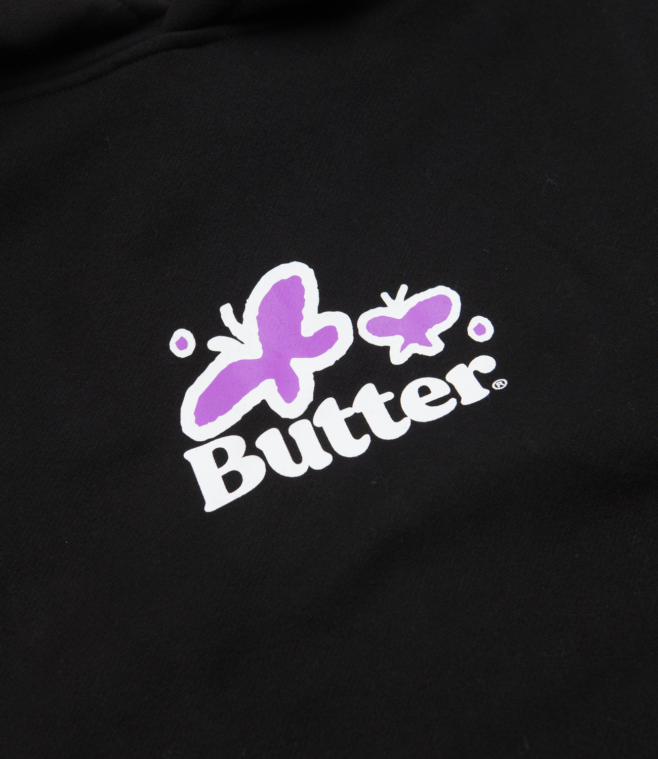 Butter Goods Wander Hoodie Black Flatspot