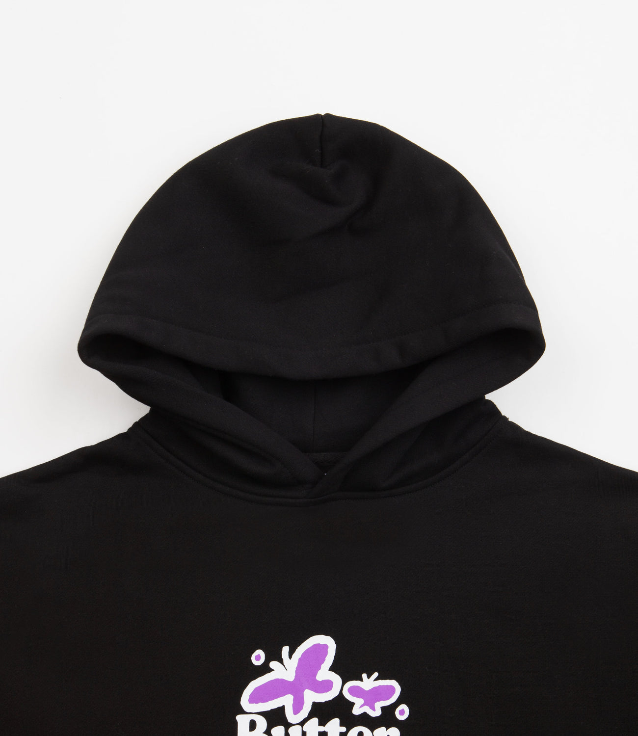 Butter Goods Wander Hoodie Black Flatspot
