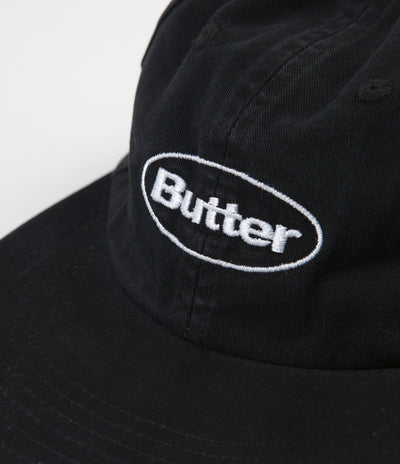Butter Goods Washed Badge Cap - Black