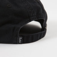Butter Goods Washed Badge Cap - Black thumbnail