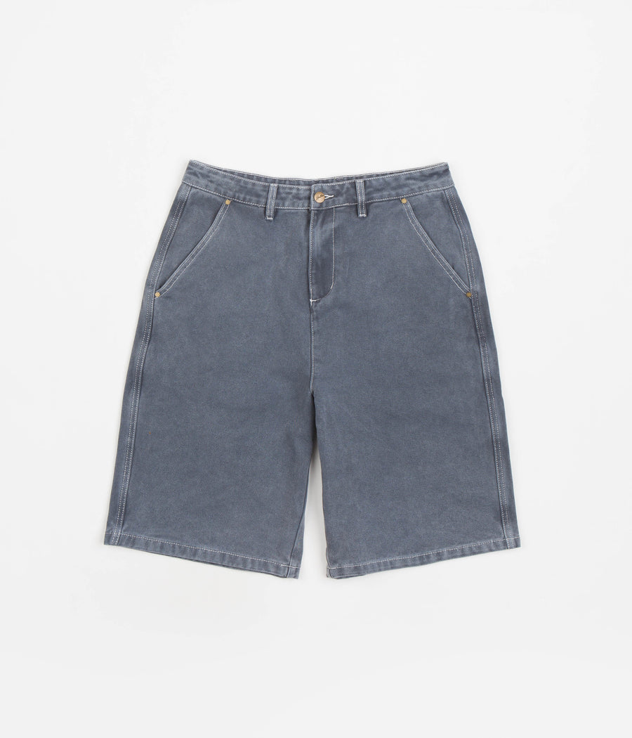 Butter Goods Washed Canvas Work Shorts - Slate