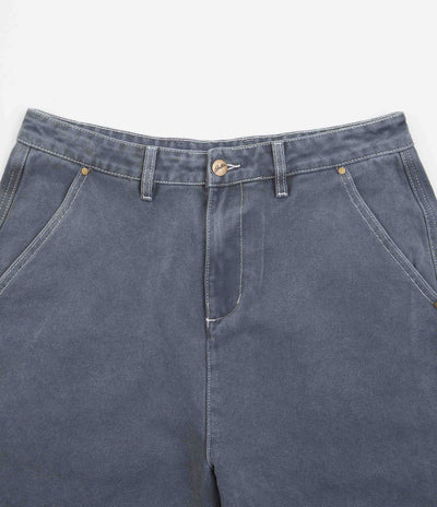 Butter Goods Washed Canvas Work Shorts - Slate