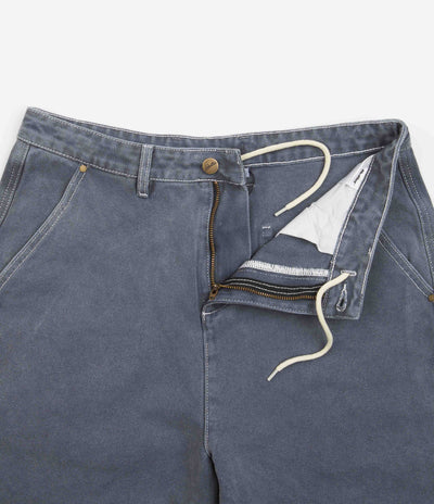 Butter Goods Washed Canvas Work Shorts - Slate