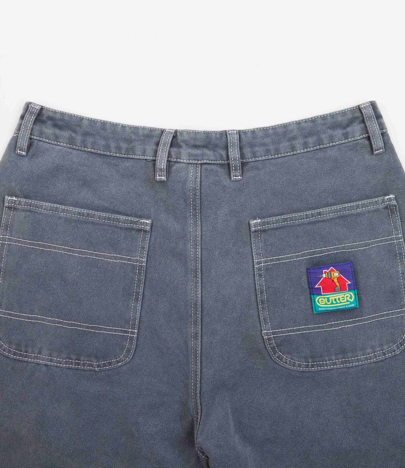 【BUTTER GOODS】 Work Shorts Blue Work Shorts, Washed Indigo – Butter Goods USA