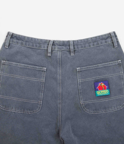 Butter Goods Washed Canvas Work Shorts - Slate