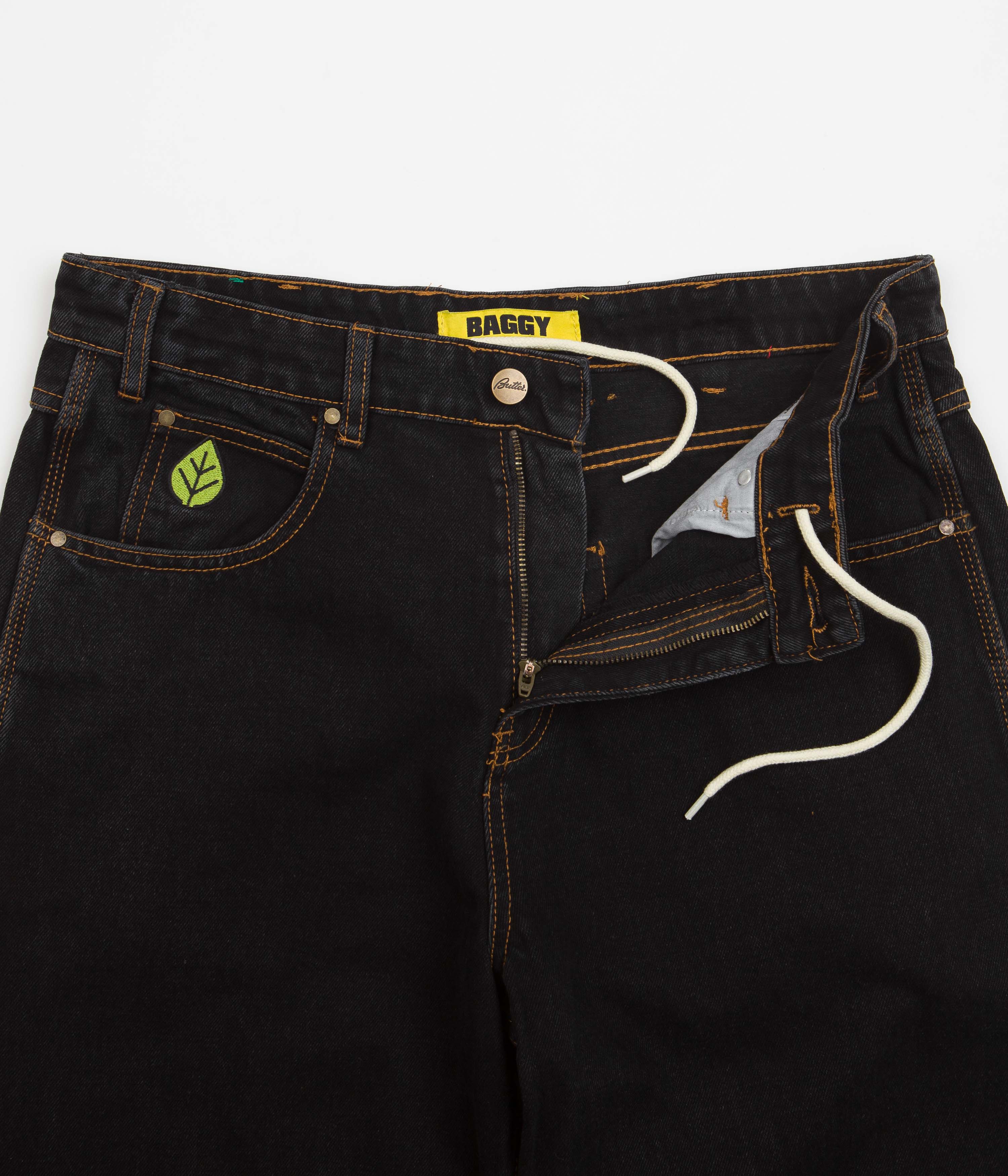 Butter Goods Weathergear Heavyweight Jeans Black Flatspot