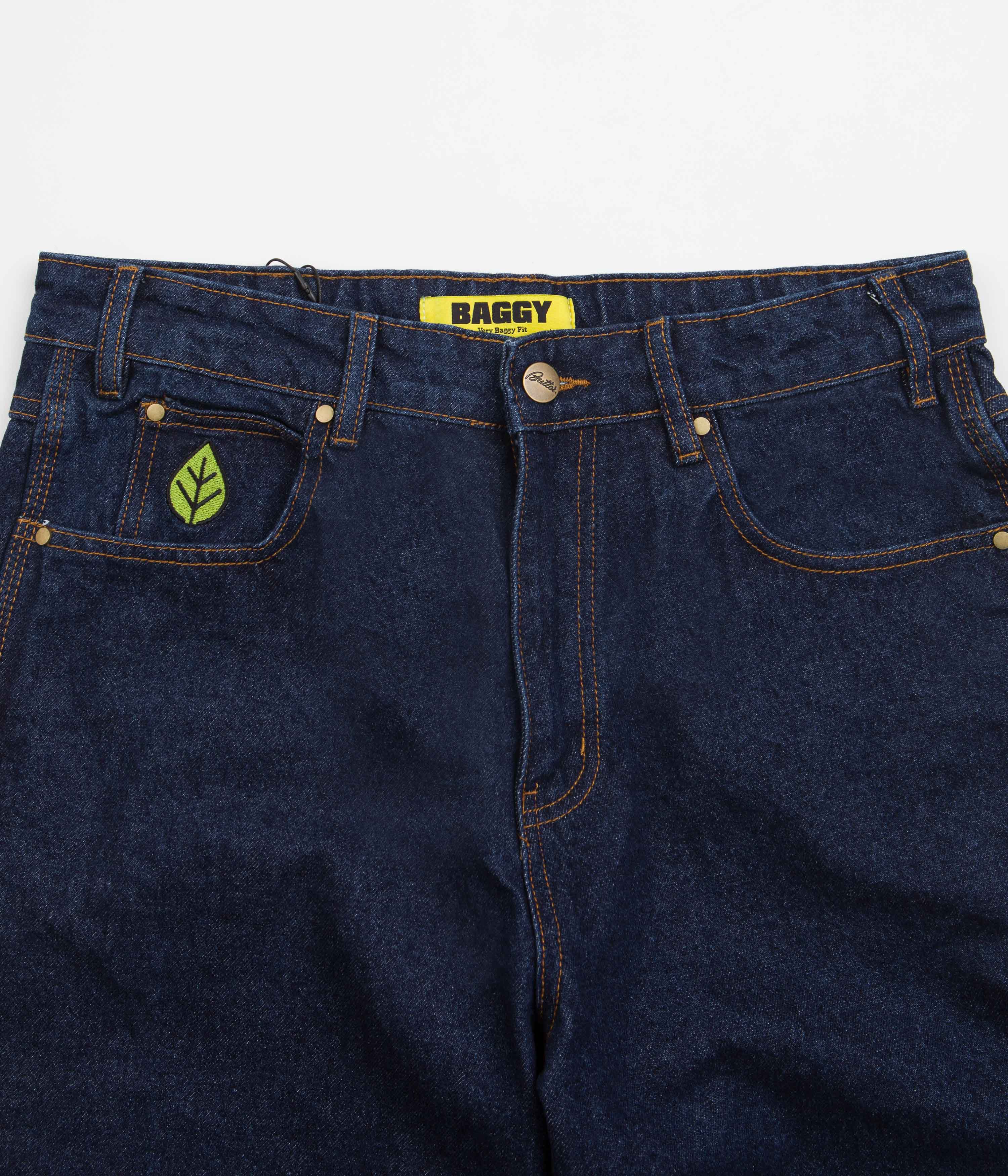 Butter Goods Weathergear Heavyweight Jeans Dark Indigo Flatspot