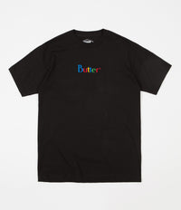 Butter Goods Web Embroidery Classic Logo T-Shirt - Black