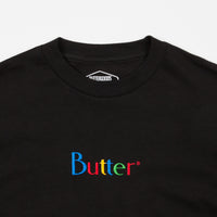Butter Goods Web Embroidery Classic Logo T-Shirt - Black thumbnail